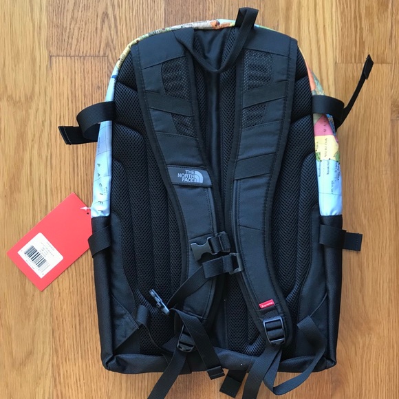 supreme tnf map backpack